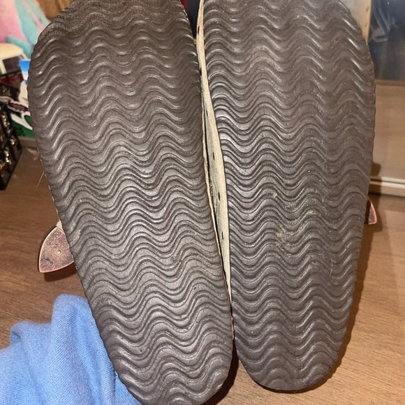 Madden Girl Suede Big Buckle Clog Shoes - Picture 6 of 6